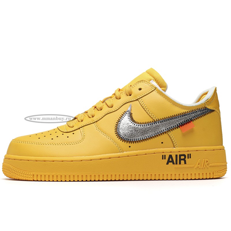 MManbuy Nike Air Force 1 Low Off-White ICA University Gold